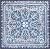 Roeckl sjaal Flourishing Paisley 90x90 Multi Emerald veelkleurig