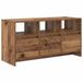 vidaXL - Tv-meubel - 102 x 37,5 x 52,5 cm Oud hout Bewerkt hout