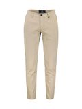 LERROS Basic chino van gestructureerde stof, slim fit, Maat: W38_L36, Kleur: SANDY BEIGE
