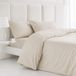 Housse de couette Satin Coton 280x240 cm Beige