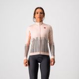 Castelli Fietsshirt lange mouwen Dames Roze Grijs - SORPRESA JERSEY FZ SOFT PINK DARK GRAY - M