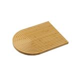 Kesper | Snij- en serveerplank van FSC®-gecertificeerd bamboe met fijne groefstructuur, afmetingen: 32 x 24 x 1,5 cm | 58144
