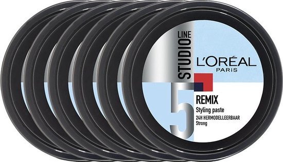 L'Oréal Special FX Studio Line Special FX Remix Styling Paste - 6 x 150 ml - Voordeelverpakking