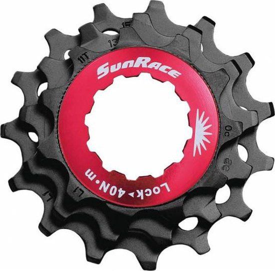 SunRace SPCS10 10v Cassette Sprocket Set - 11-13-15T - Black