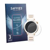 Savvies Glas Screenprotector voor Oppo Watch X3 Mini - Gehard Beschermglas 9H 3 Stuks