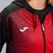 Joma Supernova Jas Met Kap Dames - Rood / Zwart | Maat: S