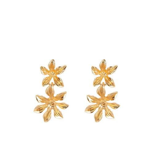 Club Manhattan oorbellen Lily goudkleurig