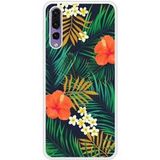 P20 Pro Tropical Bedrukt siliconen hoesje