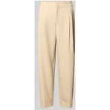 Mos Mosh Relaxed High Waist Broek Beige