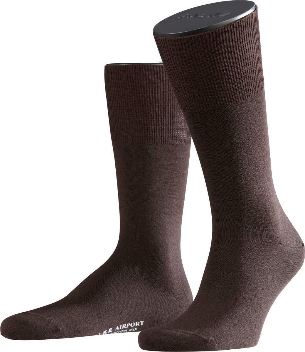 Falke Airport Heren Sokken - Bruin - Maat 47-48