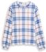 Tom Tailor - Chemise à manches longues à carreaux - Taille M - carreaux écossais blanc cassé et bleu