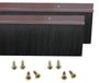 Joint de porte 2 pièces avec brosse en nylon et support en aluminium