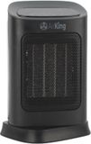 AirKing AKEK11BK Elektrische Kachel - Keramisch - 1800W - Touchscreen - Kantelbeveiliging - Zwart/Grijs