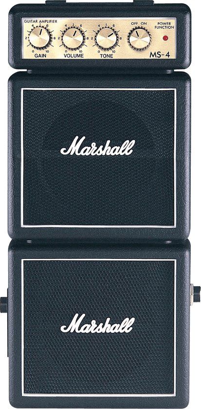 Marshall MS-4 Elektrische gitaarversterker Zwart | 2x2W | Solidstate | Combo