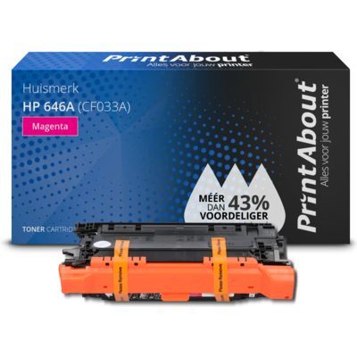 PrintAbout Huismerk HP 646A (CF033A) Toner Magenta - Compatible