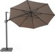 Platinum Challenger T² 300x300 cm Taupe Zweefparasol - 96% UV protectie