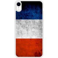 Apple iPhone XR Drapeau france Verstevigd hoesje met sublimatie bedrukking