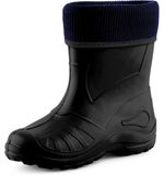 Ladeheid Bottes en caoutchouc thermo légères en Eva pour enfants KL058 (Noir, 25)
