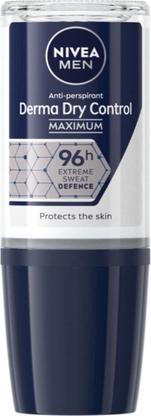 Nivea Men Anti-Transpirant Roller Derma Dry Control - 50 ml