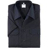 OLYMP Brandweer Overhemd, Modern Fit, reverskraag, Marineblauw