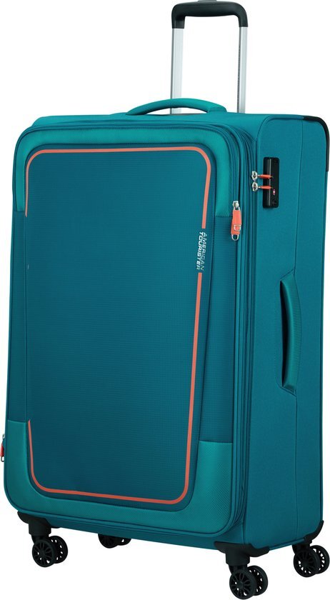 American Tourister trolley Pulsonic 81 cm. Expandable petrol