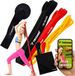 Trizand Weerstandsbanden Set – 3 Powerbands met Deuranker, Trainingsplan en Draagtas