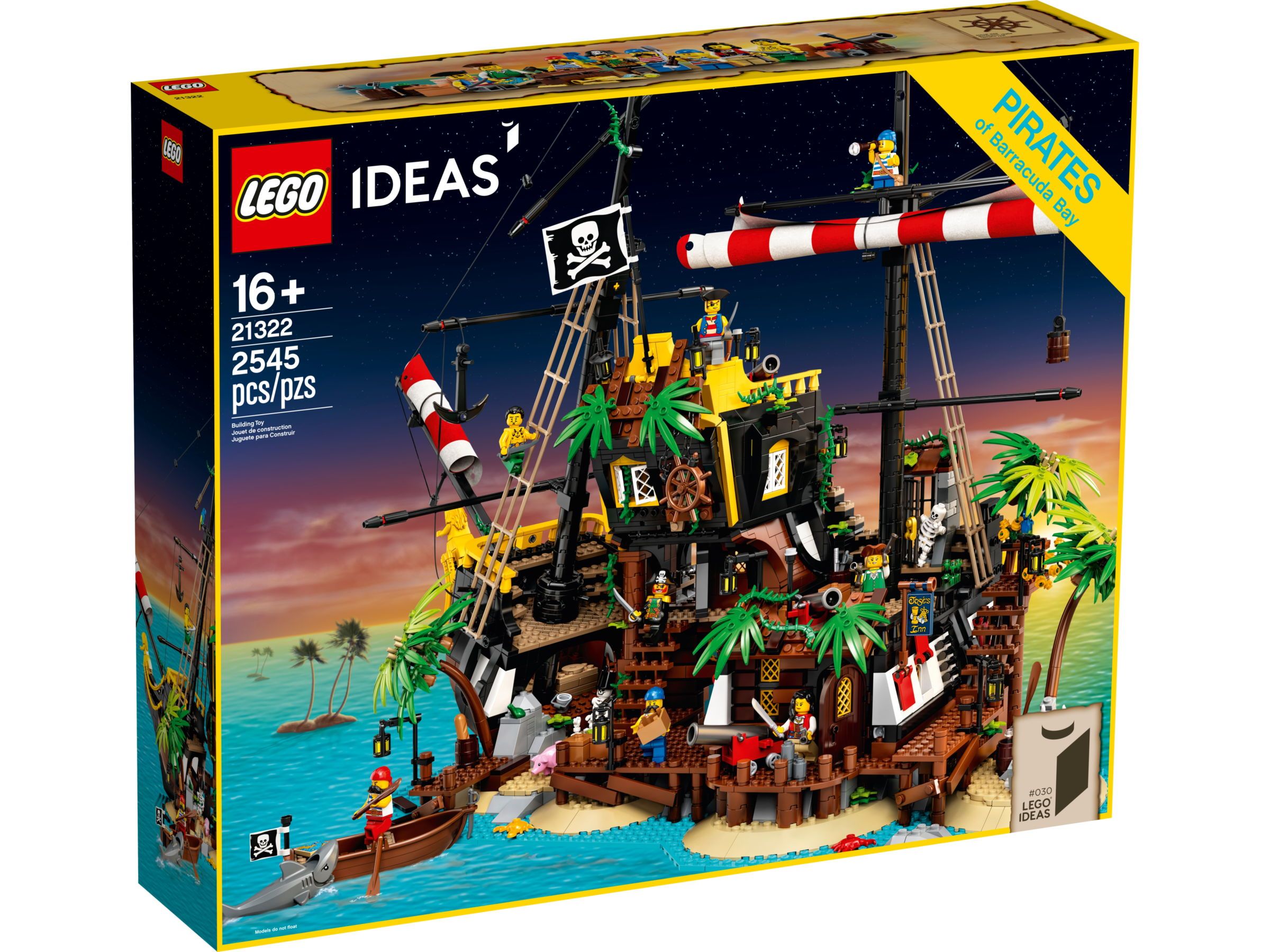 LEGO Ideas 21322 Piraten van Barracuda Baai - Kunststof - 5702016819601