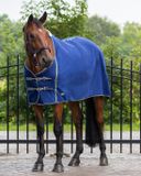 QHP Deken fleece basic zonder singels Navy - 205 - Zweetdeken