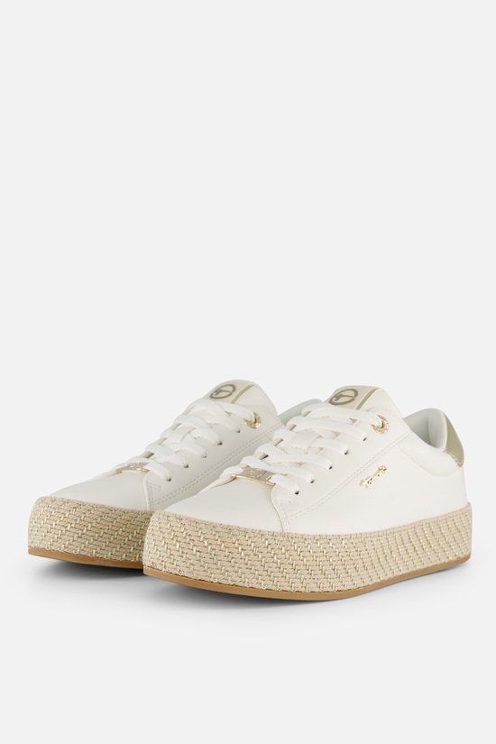 Tamaris Lage Sneakers 107540 Dames Wit Textiel
