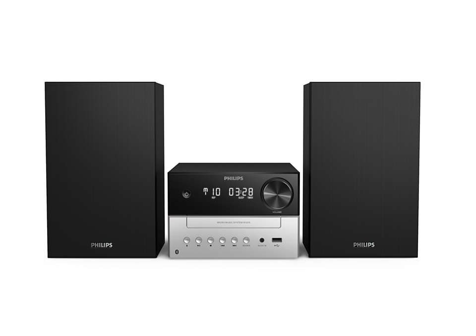 Philips Audio Philips TAM3205 - Home Audio Micro System - Black/Silver