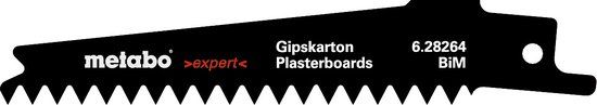 Metabo accessoires Metabo 628264000 Reciprozaagblad Expert - 100 x 6TPI - Gips (5st)