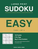 Large Surana Sudoku Series: Large Print Sudoku - Tier 1 Easy
