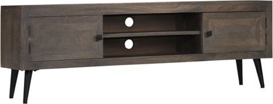 vidaXL Tv-meubel 140x30x45 cm massief mangohout