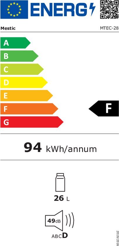 Mestic mtec-28 thermo-elektrische koelbox