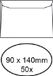 Quantore Envelop visitekaart 90x140 95gr wit | 20 stuks