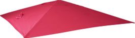 MCW Vervangingshoes voor zweefparasol MCW-A96, parasolhoes vervangingshoes, 3x4m (Ø5m) polyester 3,5kg ~ bordeaux