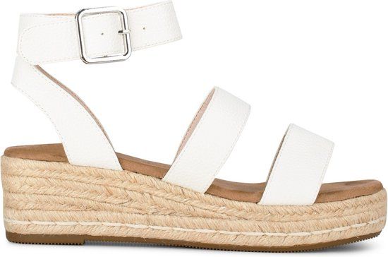 POSH by Poelman JUNE Dames Sandalen - Wit