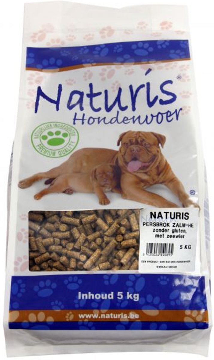 Naturis brok geperst high energy zalm hondenvoer 5 kg