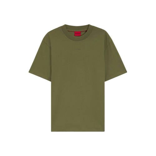 HUGO regular fit T-shirt - groen
