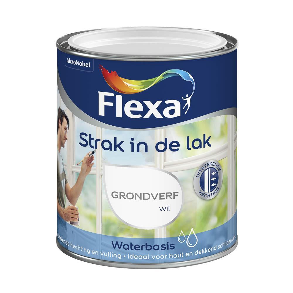 FLEXA Strak in de Lak grondverf wit 750 ml waterbasis