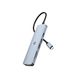HOPDAY USB C Hub, 6-in-1 USB C-adapter voor MacBook Air/Pro, Dual Display 4K HDMI dockingstation