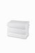 Handdoekenset Lijn Comfort Handdoekenset van badstof, 100% katoen, 3 handdoeken, 3 stuks, 60 x 100 cm, 450 g/m², dubbel gedraaid, ideaal voor B&B en hotels, wasbestendig, wit