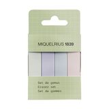 Miquelrius - Set met 4 elastieken, pastelkleuren, afmetingen 74 x 15 x 10 mm, Back2Basics collectie
