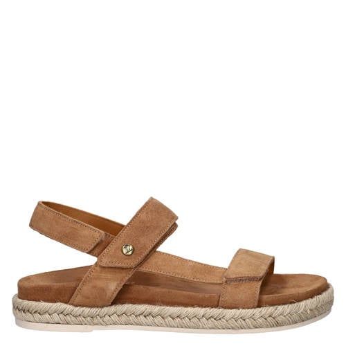 Panama Jack suède espadrilles cognac