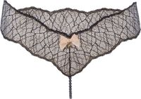 Bracli - Sydney Donkere Parelstring Zwart