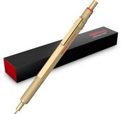 rOtring 600 Vulpotlood | HB Lood, 0,5 mm | Volledig metalen behuizing | Goud | Antislip gekartelde grip & zeshoekige barrel