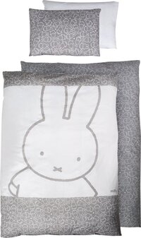 Roba Beddengoed set Nijntje 100 x 135 cm - Grijs