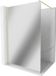 Mexen Kioto paroi de douche Walk-in 130 x 200 cm, miroir 8 mm, or brossé