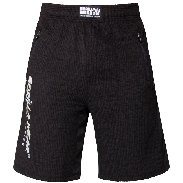 Gorilla Wear Augustine Old School Shorts - Black - S/M