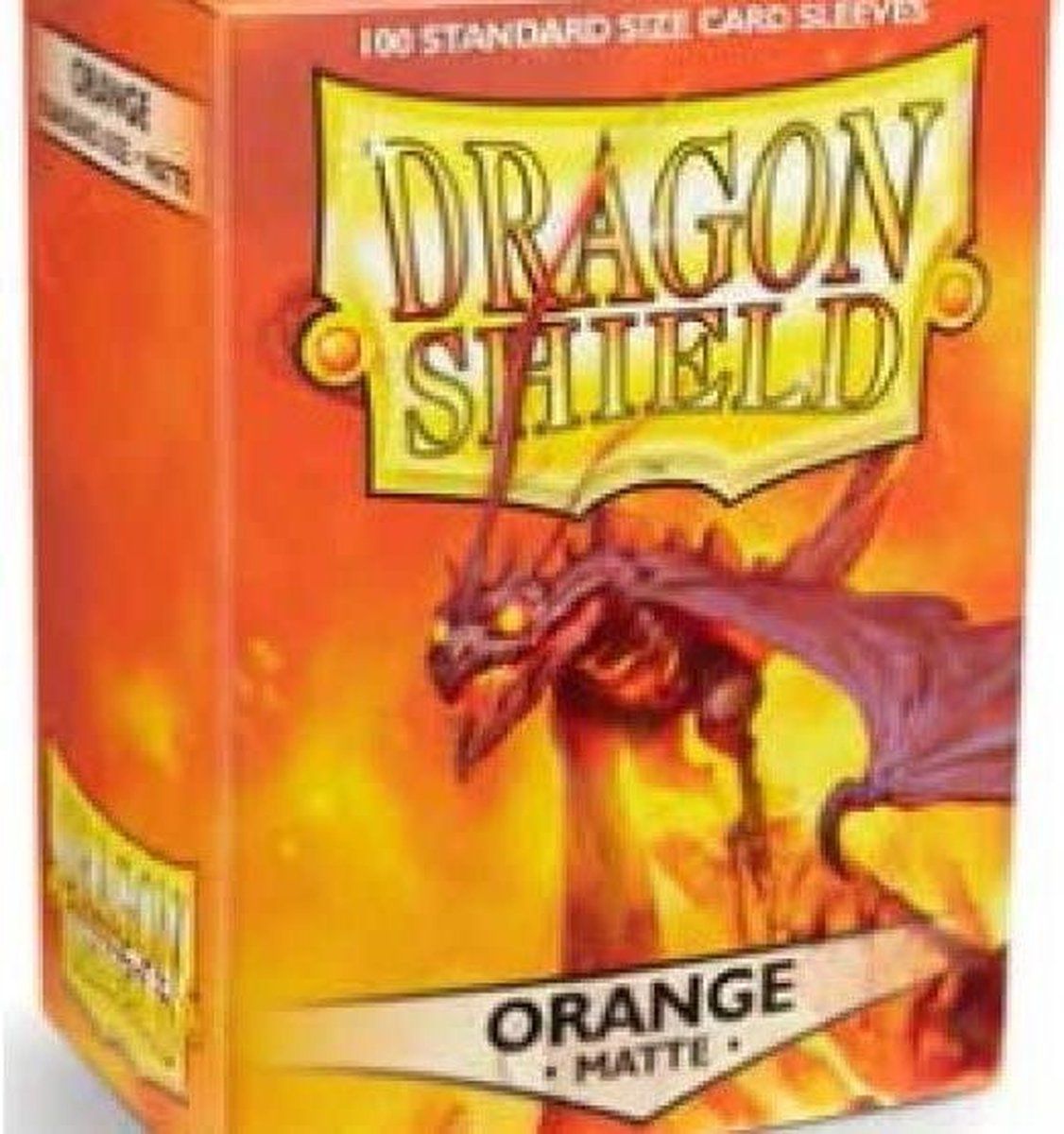 Asmodee Dragon Shield Card Sleeves: Standard Matte Orange (63x88mm) - 100 stuks